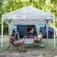 thumbnail image 5 of ABCCANOPY 10' x 10' White Outdoor Pop up Canopy Tent Camping Sun Shelter-Series, 5 of 7