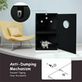 thumbnail image 4 of Demi Bonn 36" 2-tier Cat House with Anti-toppling Device, Hidden Cat Litter Box Furniture, Black, 4 of 7