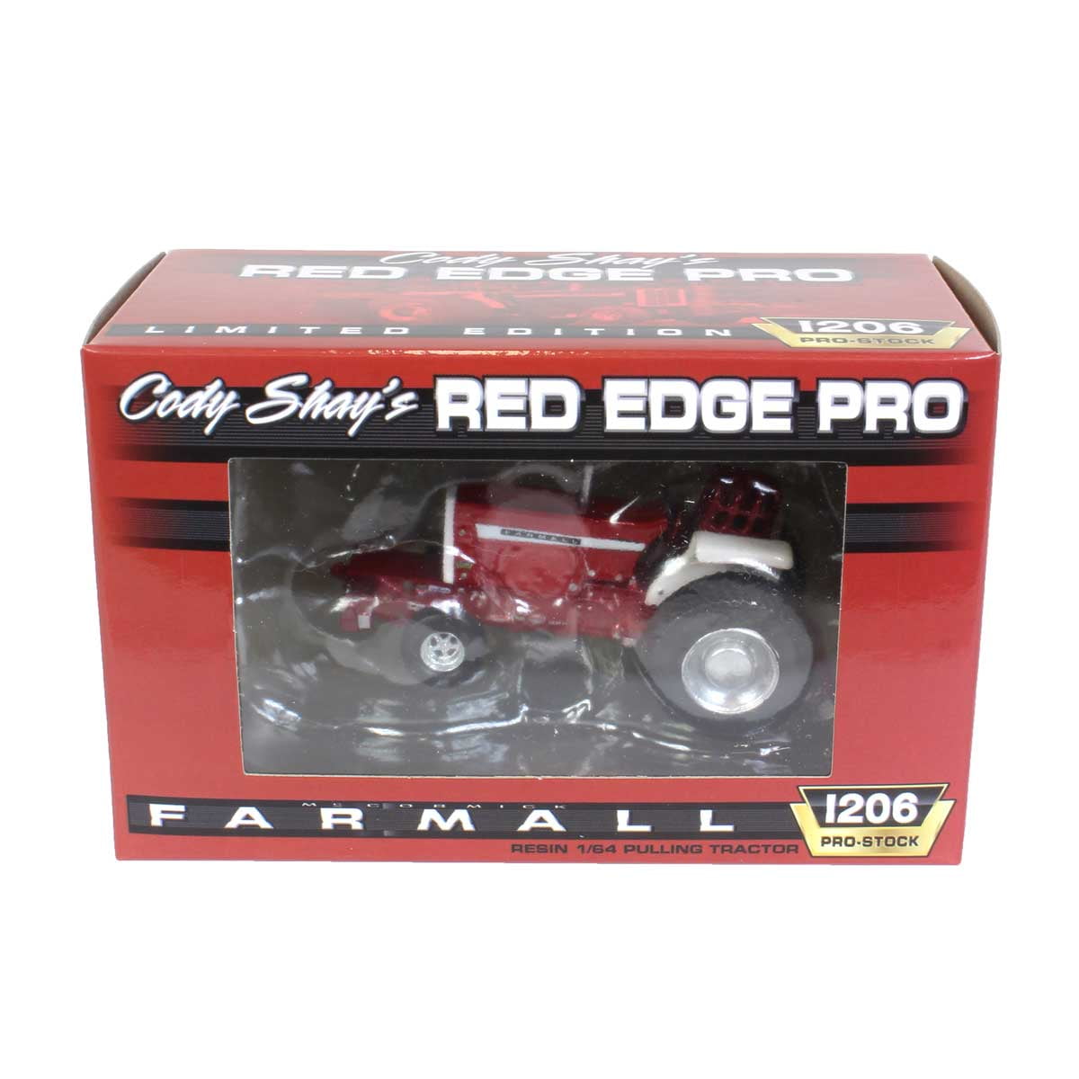 SpecCast 1:64 Cody Shay's FARMALL 1206 PRO STOCK TRACTOR PULLER RED EDGE PRO NIB