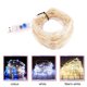 thumbnail image 5 of Cadena de luces LED Impermeable Alambre de cobre Jardín Patio Cortina Festival de Navidad Decoración Lámpara 10m USB 8 modos Kearding HA8761-03B, 5 of 6