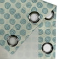 thumbnail image 4 of Ambesonne Grommet Curtain, , 50"x63", Cadet Blue and Pale Yellow, 4 of 5