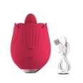 thumbnail image 2 of Powerful Rose Vibrator Female Toy Tongue Oral Licking Machine Nipple Clit Clitoris Stimulator Adults Goods Sex Toys for Women Gao Jinjia LED, 2 of 2