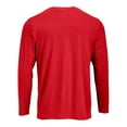 thumbnail image 3 of Paragon Aruba Extreme Performance Long Sleeve T-Shirt, Red - S, 3 of 3