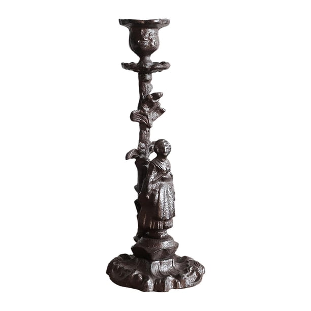 Candelabro de Hierro Fundido, Accesorio Fotográfico, Centro de Mesa para Fiesta, Bar, Dormitorio