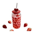 thumbnail image 3 of Lovely Water Bottle - Valentine’s Day Gift for Girlfriend, Durable Reusable Home Drinkware, Leakproof Portable Daily Cup, Cute Decorative Hydration Bottle, Lightweight Gifting Vessel, 20oz, B, 3 of 3