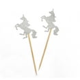 thumbnail image 3 of Darling Souvenir, Unicorn Cupcake Toppers, Birthday/ Wedding/ Bay Shower Party Dessert Decorations - Pack Of 20, 3 of 3