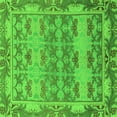 thumbnail image 1 of Ahgly Company Indoor Square Abstract Green Modern Area Rugs, 8' Square, 1 of 4