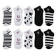 thumbnail image 1 of 2 pares de calcetines con estampado de vaca, calcetines cortos con estampado de vaca, calcetines tobilleros, calcetines de dibujos animados, 1 of 8