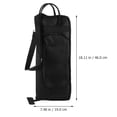 thumbnail image 5 of 1Pc One Shoulder Drumstick Storage Bag Large Capacity Storage Bag (Black), 5 of 5