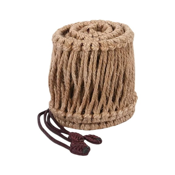 Hand Woven Rattan Rope Edge Trim for Steel Tongue Drum - Decorative Handmade Drumstick Wrap Accessory for Enhanced Grip and
