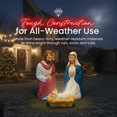 thumbnail image 5 of Union Products 74150 3-Piece LED Nativity Set Blow Mold Outdoor Christmas Decoration, 5 of 7