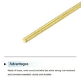 thumbnail image 4 of Uxcell 1.5mm x 250mm Brass Round Rod for DIY Crafts 10Pcs, 4 of 5