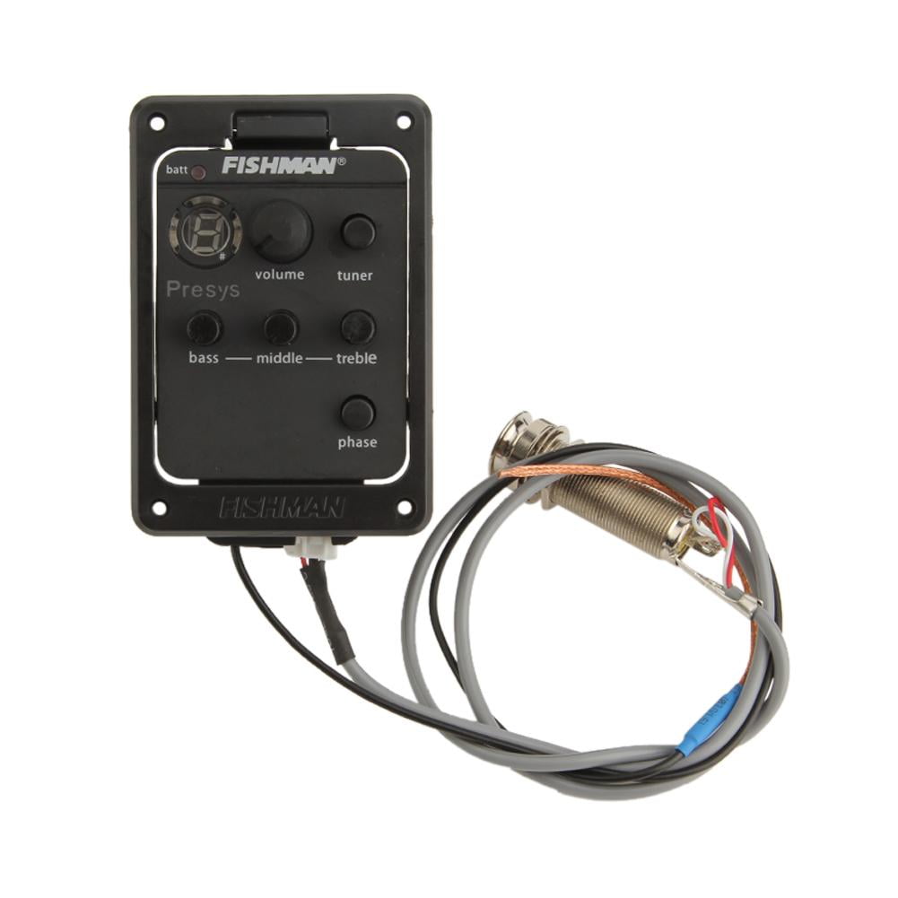 July Memor Acoustic Guitar EQ Equalizer Onboard Preamp Pickup Tuner for