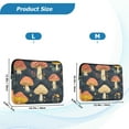 thumbnail image 4 of FORMRS 13-13.3 inch Laptop Sleeve Case Soft Carrying Quilted Computer Bag Cover, Black Mushroom Pattern, 4 of 7