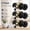 Black, variant on 1 Pack Black Privacy Door Knob Keyless Interior Exterior Lockset for Bedroom Bathroom, Modern Design Door Hardware
