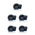 thumbnail image 3 of Velocímetro HUD para coche Sidaley LED de alta definición Alarma Pantalla digital Fuente de alimentación USB Pantalla multifunción Type2, 3 of 6