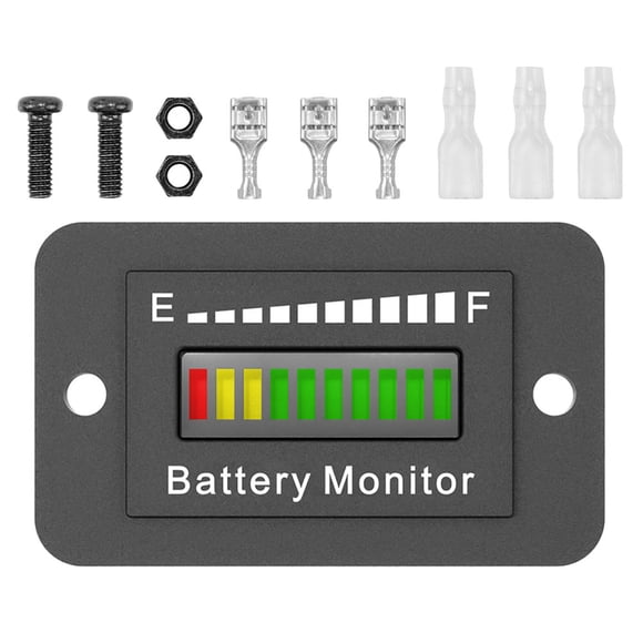 UPOUART 1Jgo Herramienta Medidora De Batería Para Carrito Eléctrico Compatible Con Varias Baterías