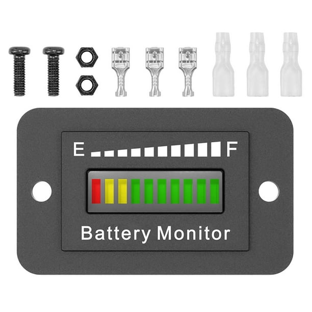 UPOUART 1Jgo Herramienta Medidora De Batería Para Carrito Eléctrico Compatible Con Varias Baterías