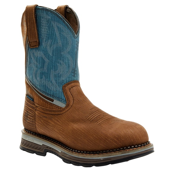 Cody James Men's Disruptor Waterproof Work Boot Composite Toe Blue 12 D(M) US