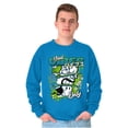 thumbnail image 5 of Popeye Characters Kanji Comic Panel Men's Crewneck Sweatshirt Brisco Brands 3X, 5 of 6