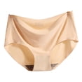 thumbnail image 1 of Bragas suaves de cintura media para mujer , Beige XXL BLESIY bragas sin costuras para mujer, 1 of 7