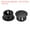 Black, variant on Uxcell Hole Plugs Plastic Screw Bumper Hole Plug Flush Snap Type Round Hole Cover Caps White 8mm(5/16")