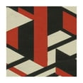 thumbnail image 4 of HAOXIT Fall Tablecloth Black White Red Geometric Striped Table Cloth Square Spotted Leopard Print Farmhouse Fabric Kitchen Table Decorations Dinner Parties Fall Indoor Or Outdoor Decor 36*36, 4 of 8