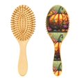 thumbnail image 2 of YAZAOO Soft Hair Brush Hair Comb Detangler Fall Pumpkin Smoothing Hair Care Beauty Gift, 2 of 7