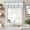 Gray Turquoise, variant on Purple Grey Farmhouse Short Window Curtain Valances, Chic Garden Floral Stripe Aesthetic Flower Rod Pocket Kitchen Valances for Living Room Bedroom Bathroom Cafe 42" x 18"