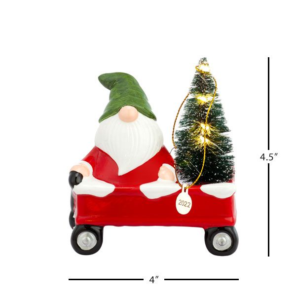 Mr. Christmas Nostalgic Vehicle Hanging Decorative Ornament Assortment, Red