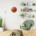 thumbnail image 2 of Miangastore Adhesive Ball Holder Wall Mount Basketball Soccer Holder Wall Ball Storage Display Rack, 2 of 8
