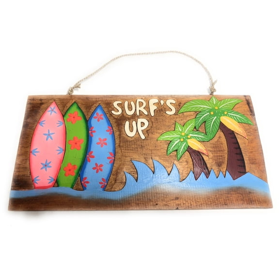 Surf's Up On the Beach Surfboards Sign - Beach Decor | #snd2505140