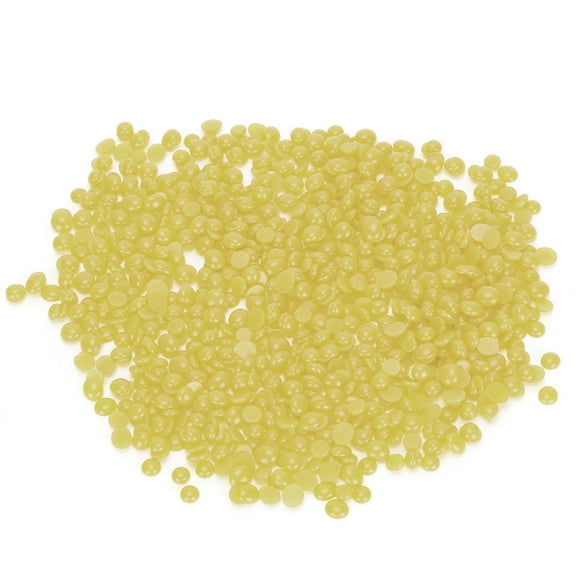 Wax Bean, Depilatory Wax Bean Quickly Melts and Completely Removes Wax Bead for Face Eyebrows, Lips, Arms, Underarms, Chest, Bikini and Legs Yellow Honey