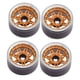 thumbnail image 2 of 4 llantas de aleación de aluminio de 1,9" para RC Crawler Beadlock de 1/10, fáciles de instalar Naranja, 2 of 9