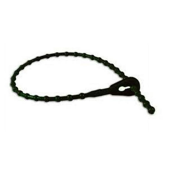 5" 40lb UV Black Beaded Cable Ties 1,000/bag Part # Bead-5-40-0M