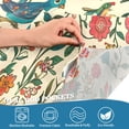 thumbnail image 3 of Yayeee Kitchen Curtains Tier Pair Light Filtering 27"x24" Rod Pocket Short Cafe Window Panel, Beige Cartoon Animals, 3 of 7