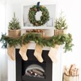 thumbnail image 5 of Christmas Artificial Wreath Faux Flower Plant Pines Cones Garland Xmas Door Wall Decor Christmas Decoration for Home Natal 2024, 5 of 5