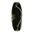 thumbnail image 4 of Time and Tru Women's Hazel Satchel Bag Handbag, Dark Olive, 4 of 5