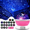 thumbnail image 2 of Lámpara de luz nocturna MOKOQI Star Projector para niños - Rosa, 2 of 7