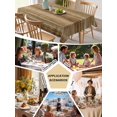 thumbnail image 5 of Vintage Western Table Cloth, Waterproof Tablecloth for Rectangle Tables, Rustic Farmhouse Wooden Grain Barn Door Reusable Washable Fabric Table Cover for Restaurant Kitchen Dining Tables 60"x102", 5 of 9