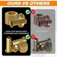 thumbnail image 1 of 180PCS Compression Fittings Assortment Kit-(1/4In, 3/8In, 5/16In, 1/2In) of Brass Compression Sleeve Ferrule,Insert&Nuts, 1 of 3