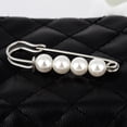 thumbnail image 4 of Broche de perlas Bulk Faux Pearl Pins Brooch Conjunto con multicolor Moda Bufanda Mantiga Joyas para manualidades para el cabello Ropa Paquete blanco de 3 Scienceny AP004739-01, 4 of 7