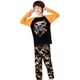 thumbnail image 4 of Beezizac Pajamas For Little Big Boys Cool Black Basketball Long Sleeve 2-PC Cozy PJ Set Kid Size 14, 4 of 7
