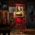 thumbnail image 2 of Olde Midway Movie Theater-Style Popcorn Machine with Cart and 10 oz Kettle, Red, 2 of 7