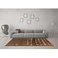 thumbnail image 3 of Ahgly Company Indoor Rectangle Oriental Brown Industrial Area Rugs, 6' x 9', 3 of 4