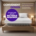thumbnail image 6 of Continental Sleep, Wooden King Bed Slats for Support Under Mattress with Cover – Replacement Wood Slats for King Size Bed Frame – Under Mattress Support Without Extra Height – 3.38" Standard Width, 6 of 8