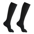 thumbnail image 1 of Calcetines de compresión altos hasta la para mujer Strade Fareast Limited paquete de 2 color negro, 1 of 8