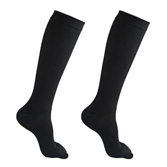 Calcetines de compresión Strade Fareast Limited altos hasta la para mujer 3 piezas color negro