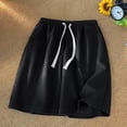 thumbnail image 1 of pstuiky Pantalones cortos para hombre, Pantalones cortos casuales, cómodos, con bolsillos sólidos, con cordón y vendaje para hombre Pantalones cortos de entrenamiento, 1 of 4