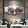 thumbnail image 5 of VINOIC Modern Flower Wall Art, Abstract Orchid Canvas Painting for Home Decor, Perfect for Living Room and Bedroom Decoration, Elegant Design for Wall Display, 5 of 6